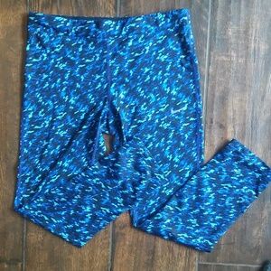 Nike Dri-Fit Leggings Capri Blue - Women's Medium